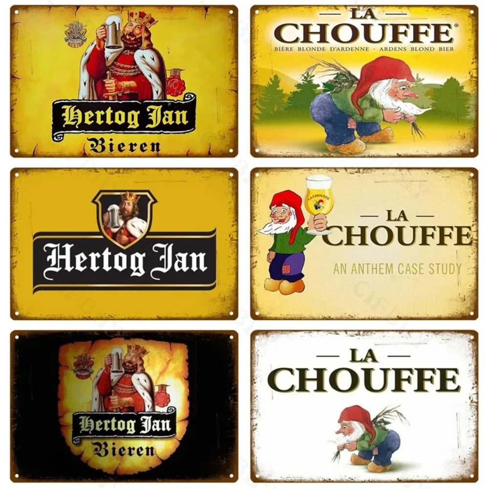 Wine Beer Pub - Wine Brand Tin Sign Whisky Belgium