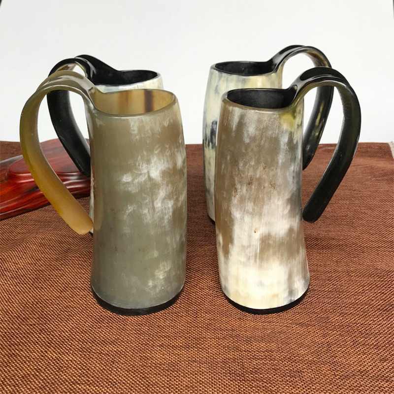 Wine Beer Whiskey Year - Whiskey Shot Glasses Real Horn Mugs