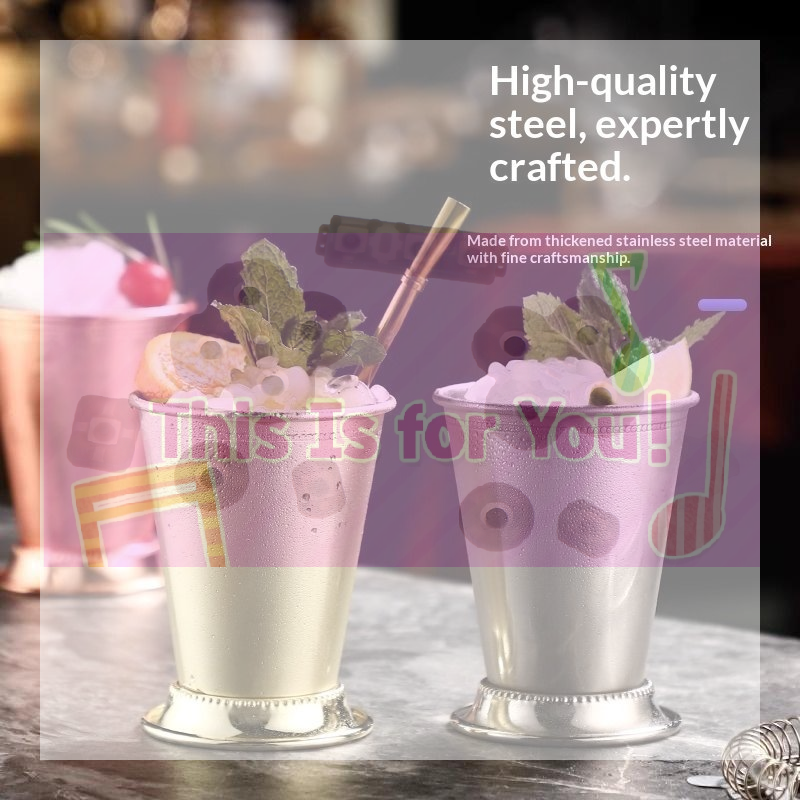 Wine Mix With Beer - 【MA】Stainless Steel Mint Julep Mug -