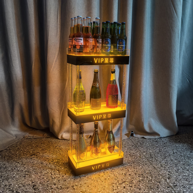 Wine Xo - LED colorful light multi-layer movable XO