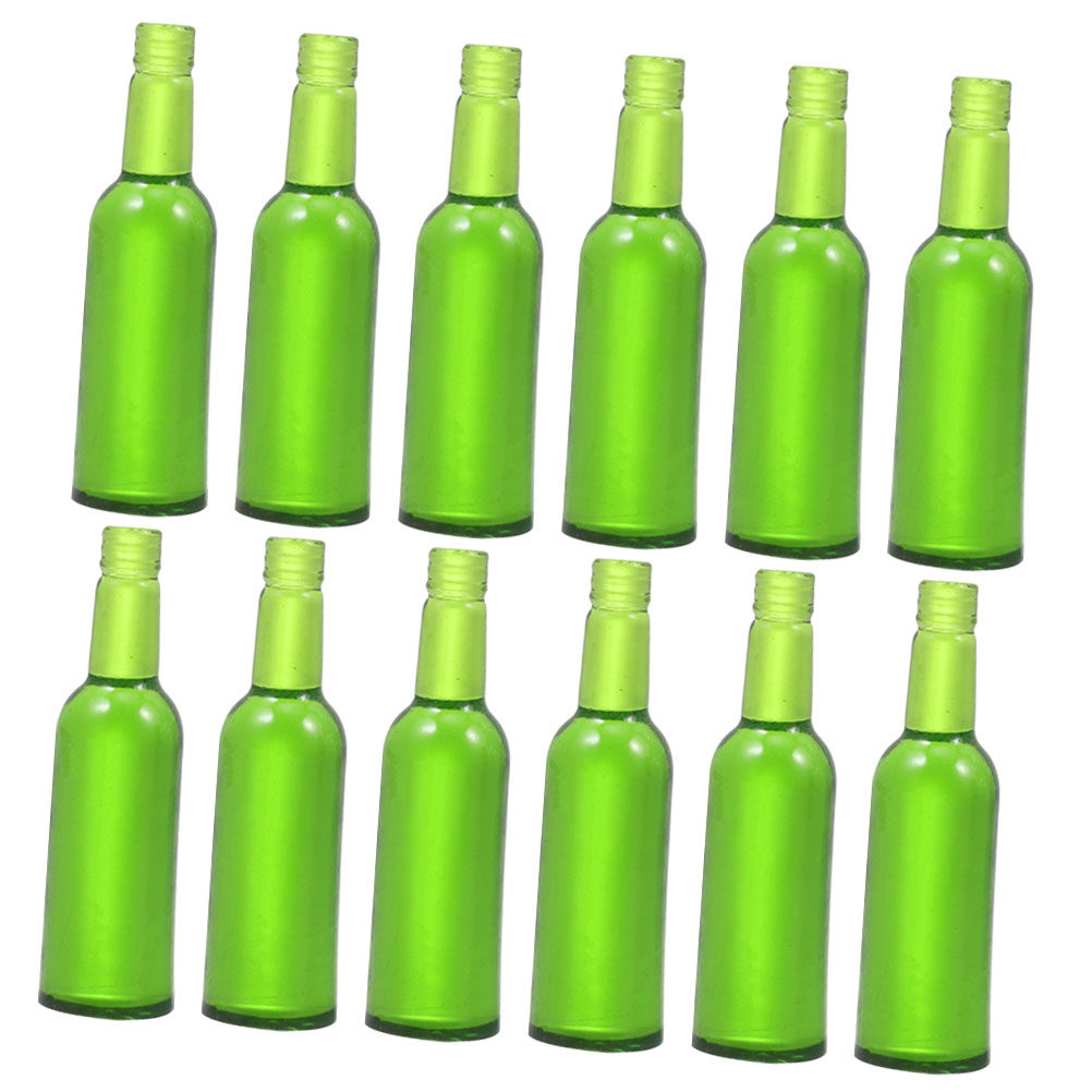 Wine Beer House - 18Pcs Miniature Beer Bottles Resin Realistic
