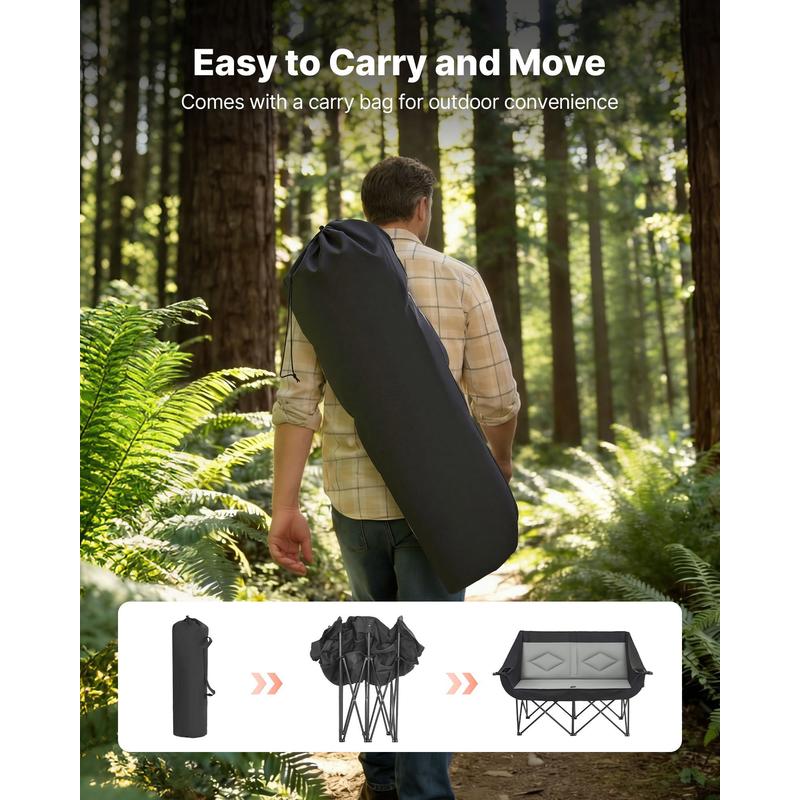 Double Camping Chair, Oversize – Wine Bag Carry Two recenzja i cena