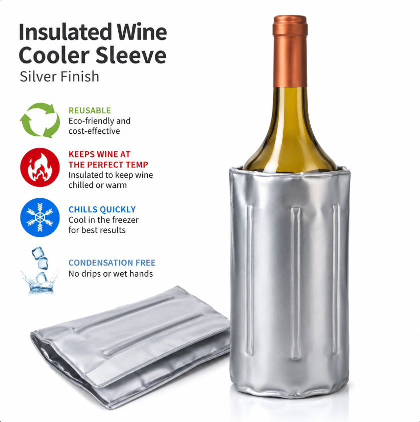 Rapid Ice Wine Bottle Cooler R – Wine Chiller Sleeve recenzja i cena