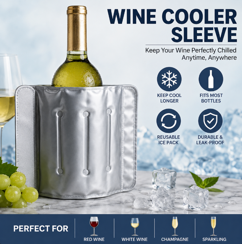 Rapid Ice Wine Bottle Cooler R – Wine Chiller Sleeve recenzja i cena