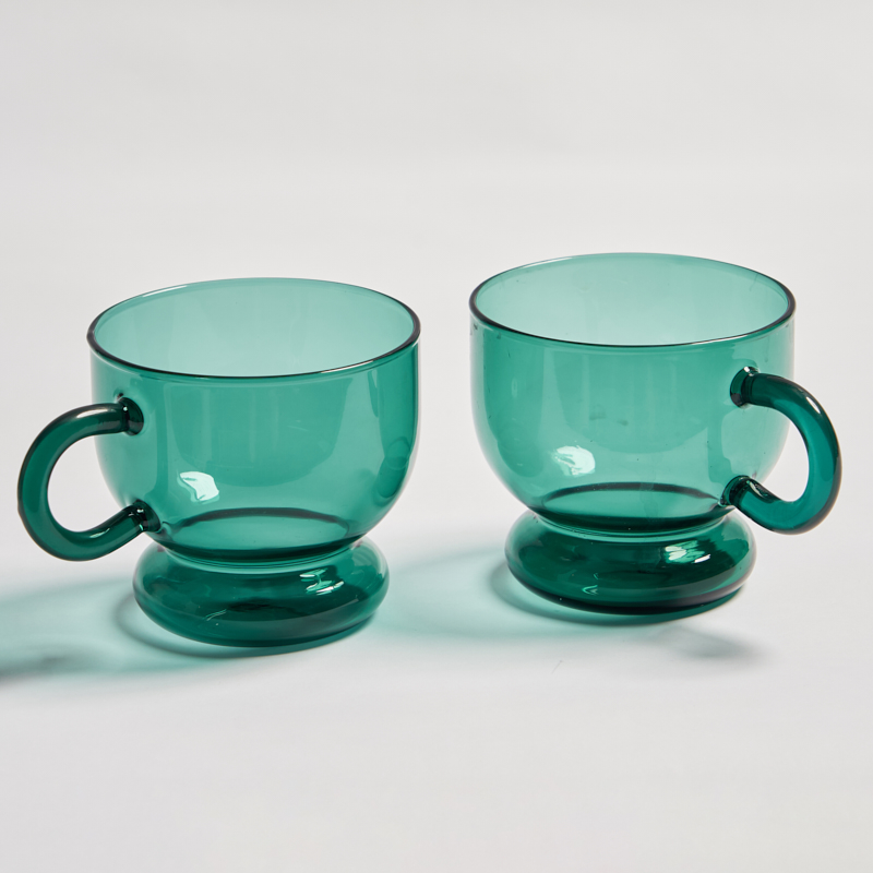 2PC Nordic glass coffee cup mi – Wine Beer House recenzja i cena