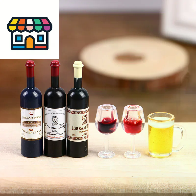 5Pcs 1:12 Dollhouse Miniature  – Wine Beer House recenzja i cena