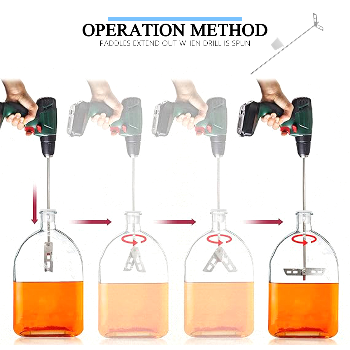 Beer Degassing Stirrer Paddle, – Wine Mix With Beer recenzja i cena