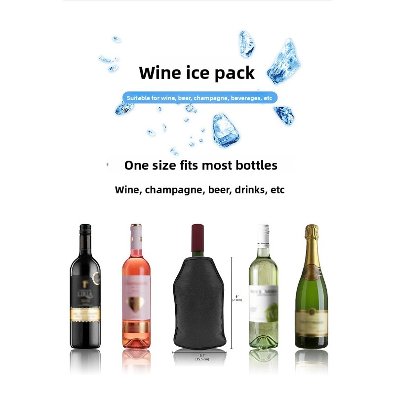 Nylon Fabric Gel Ice Wine Slee – Wine Chiller Sleeve recenzja i cena