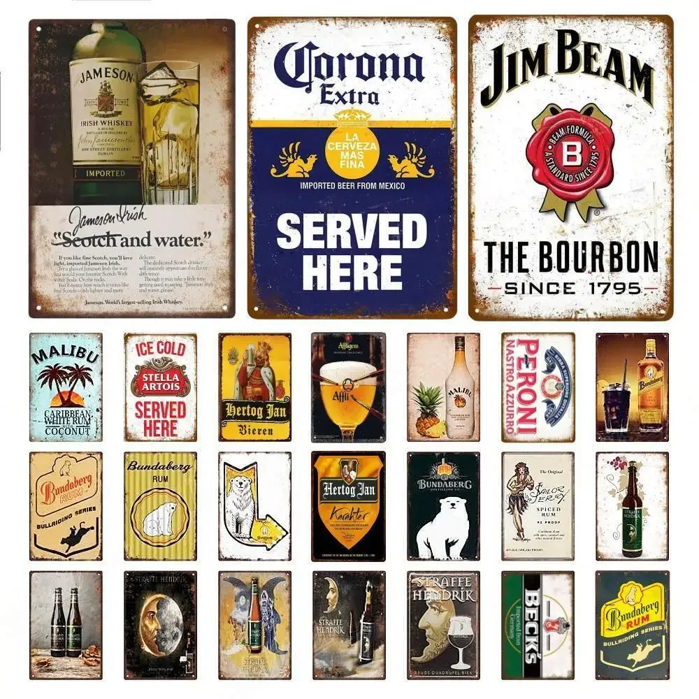 Retro Beer Brand MALIBU Wine M – Wine Beer Pub recenzja i cena