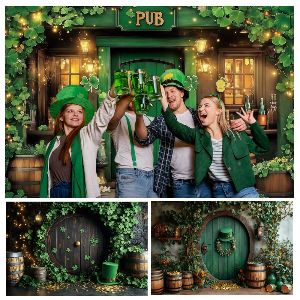 St. Patrick's Day Backdrop Ban – Wine Beer Pub recenzja i cena