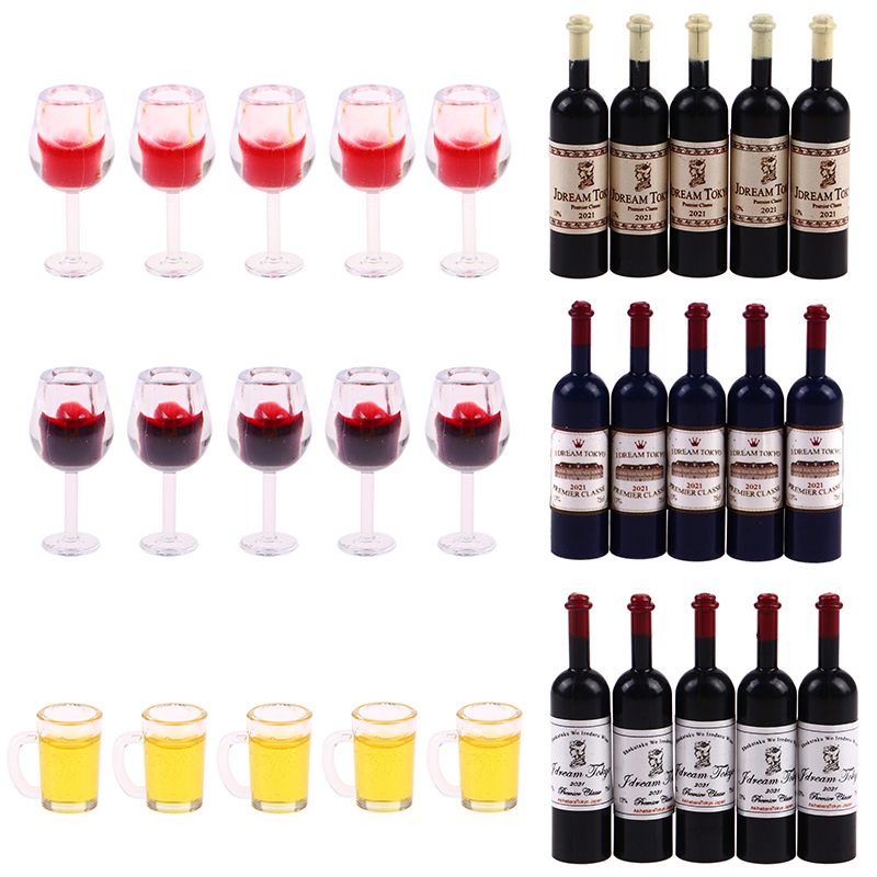 5Pcs 1:12 Dollhouse Miniature  – Wine Beer House recenzja i cena