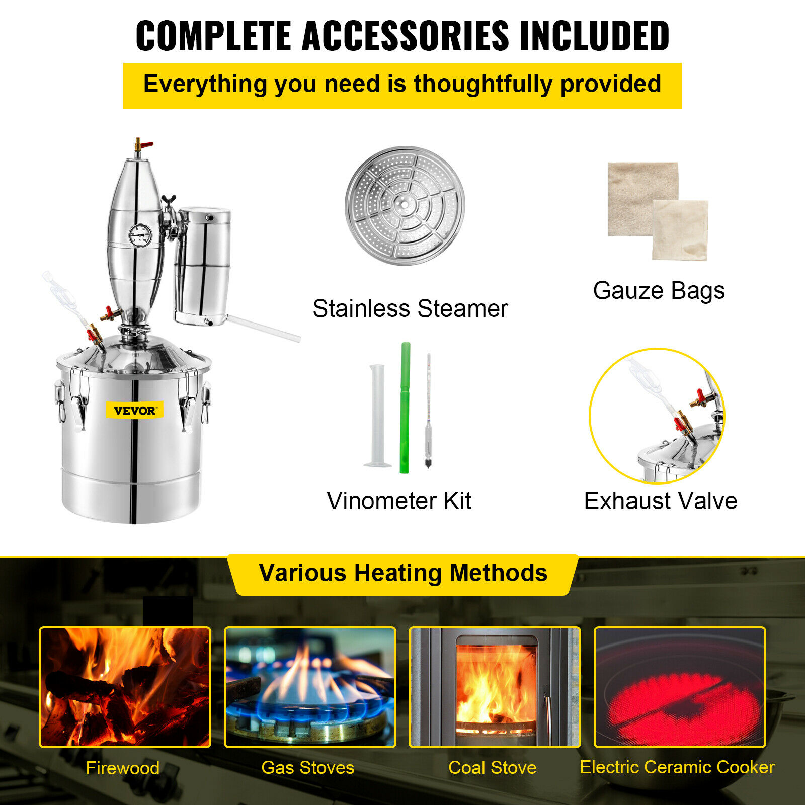 20L-70L Alcohol Distiller Mach – Wine Beer Distillation recenzja i cena