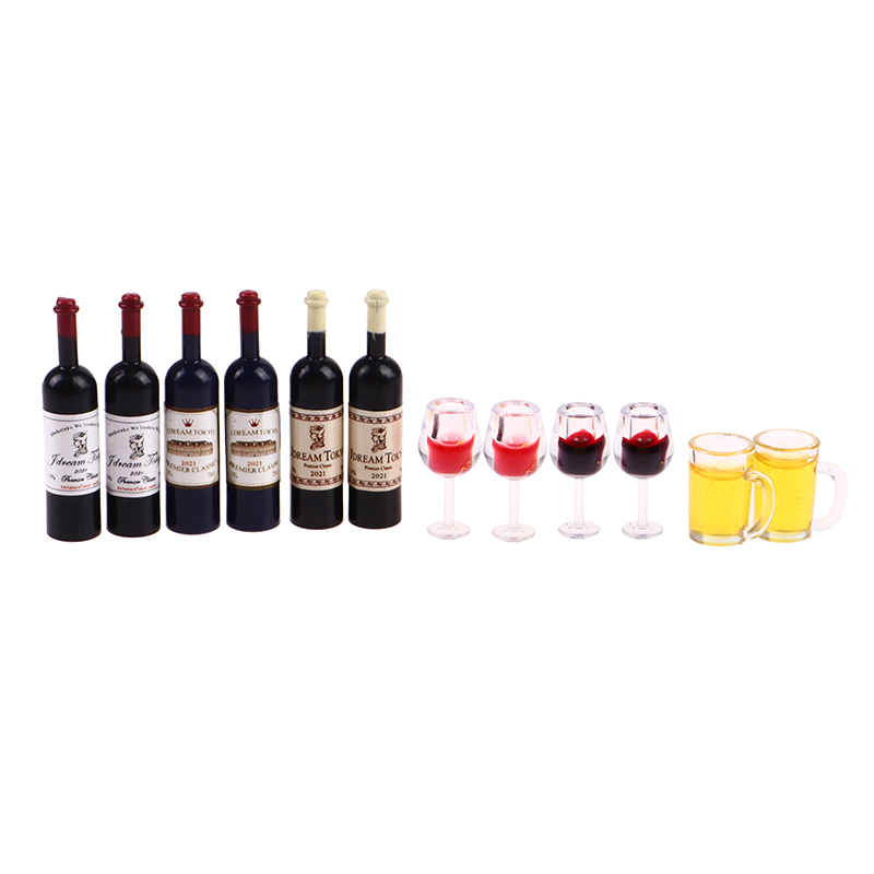 Miniature Dollhouse Wine Cup B – Wine Beer House recenzja i cena