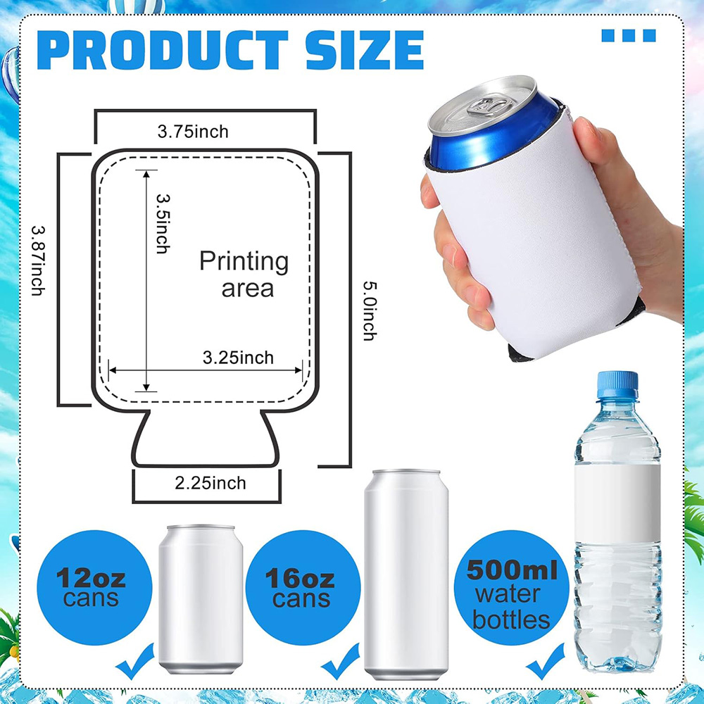 10-50 Pcs Blank Can Coolers Bu – Wine Chiller Sleeve recenzja i cena