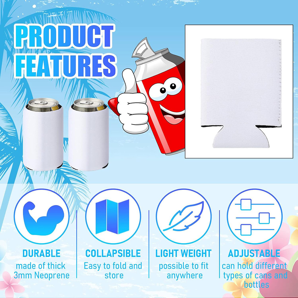 10-50 Pcs Blank Can Coolers Bu – Wine Chiller Sleeve recenzja i cena