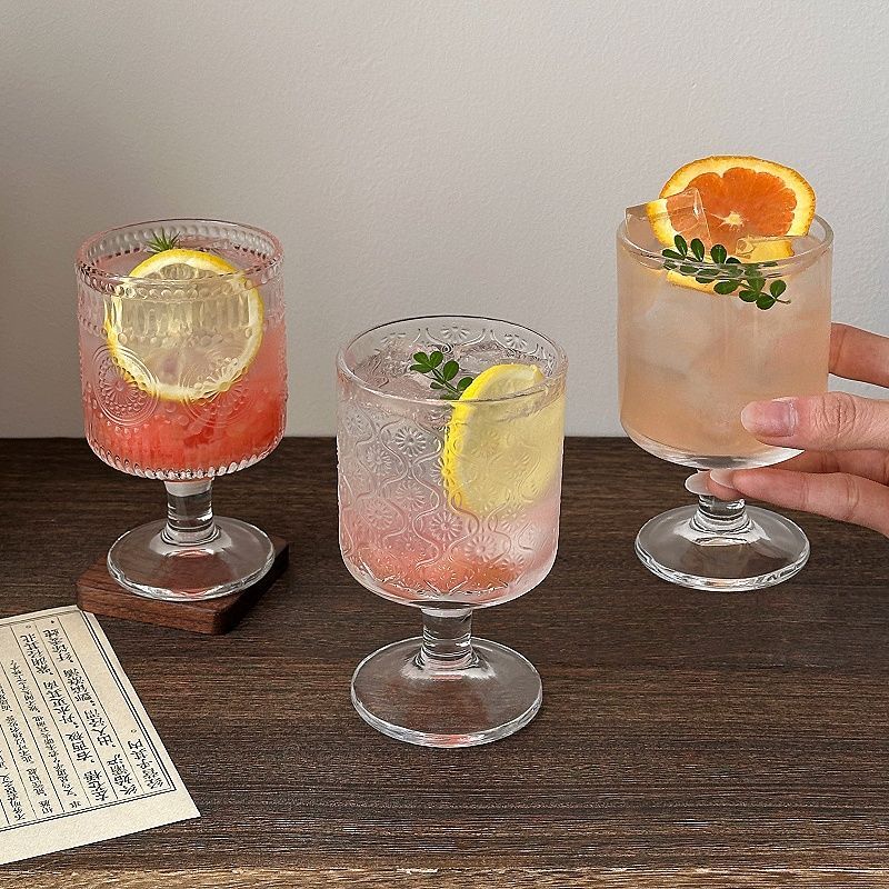 4pcs Set Vintage Embossed Mixe – Wine Mix With Beer recenzja i cena