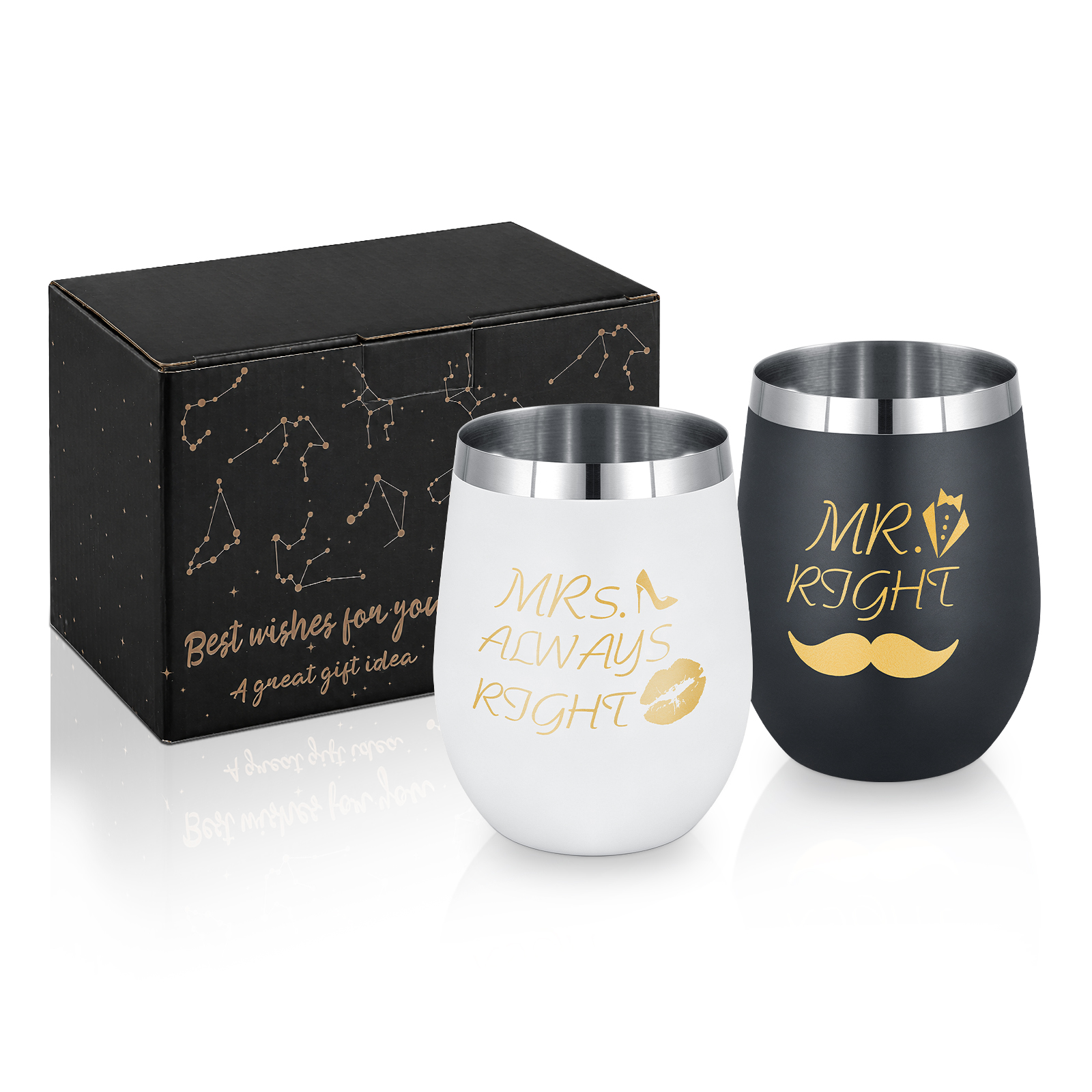 Stainless Steel Gift Box Mug - – Wine Mix With Beer recenzja i cena