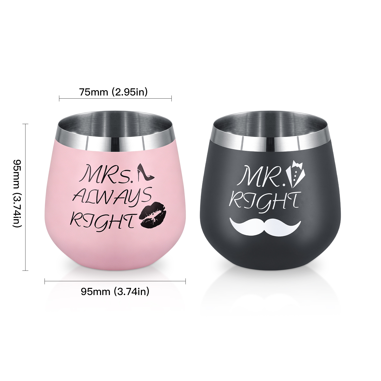 Stainless Steel Gift Box Mug - – Wine Mix With Beer recenzja i cena