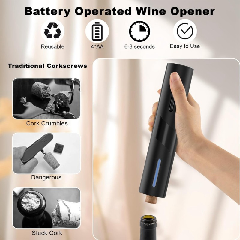 [NEW!N92R】 Portable Automatic  – Wine Opener Electric recenzja i cena