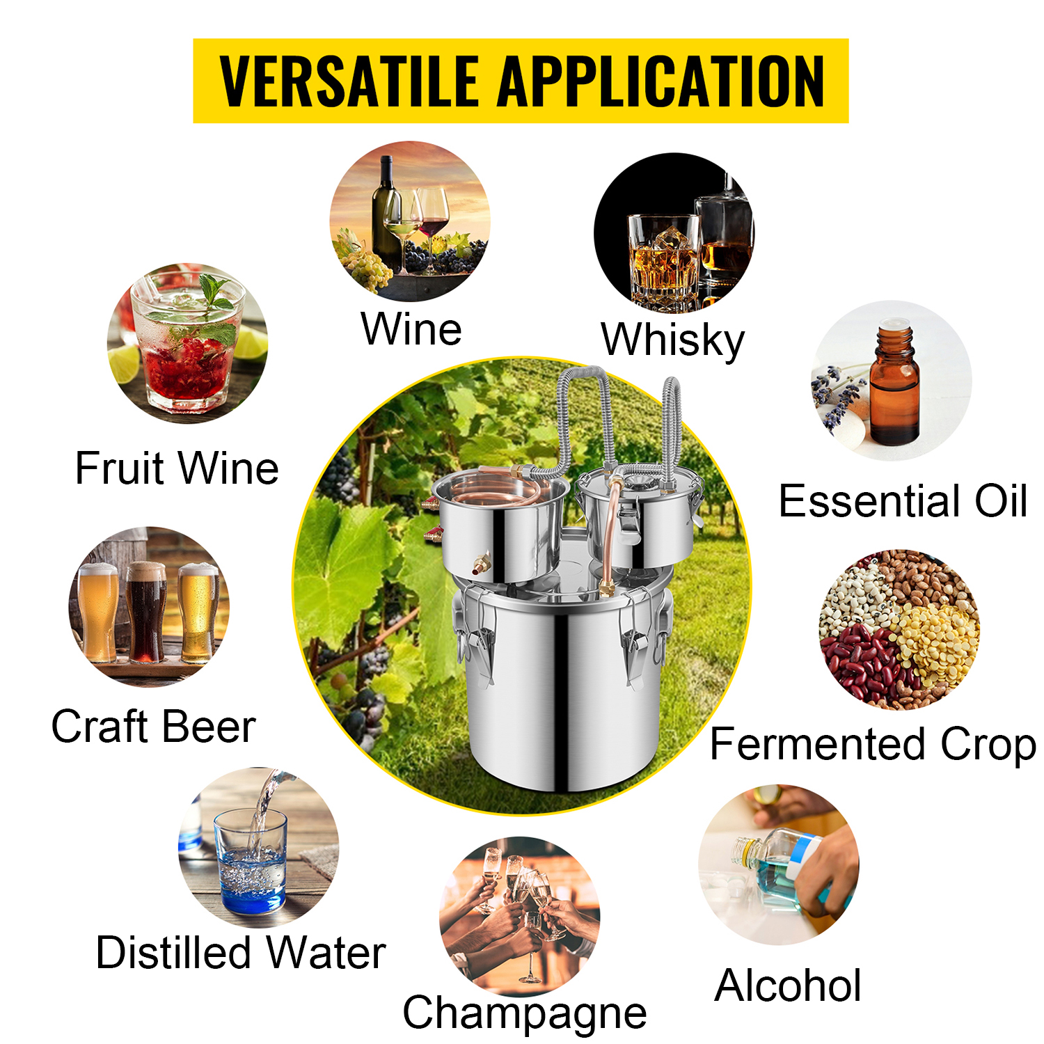 Alcohol Distiller Machine Beer – Wine Beer Distillation recenzja i cena
