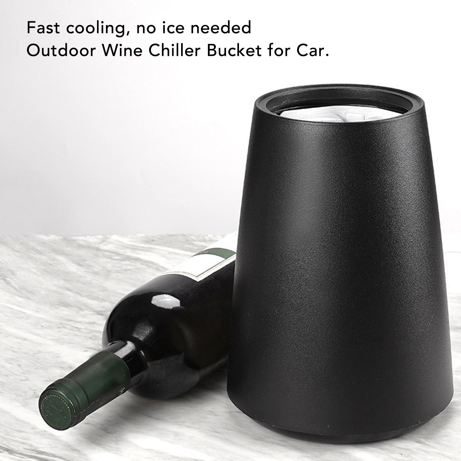 1PC Frosted Plastic Insulated  – Wine Chiller Sleeve recenzja i cena