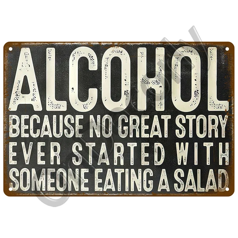 Beer Metal Sign Whiskey Wine A – Wine Beer Pub recenzja i cena