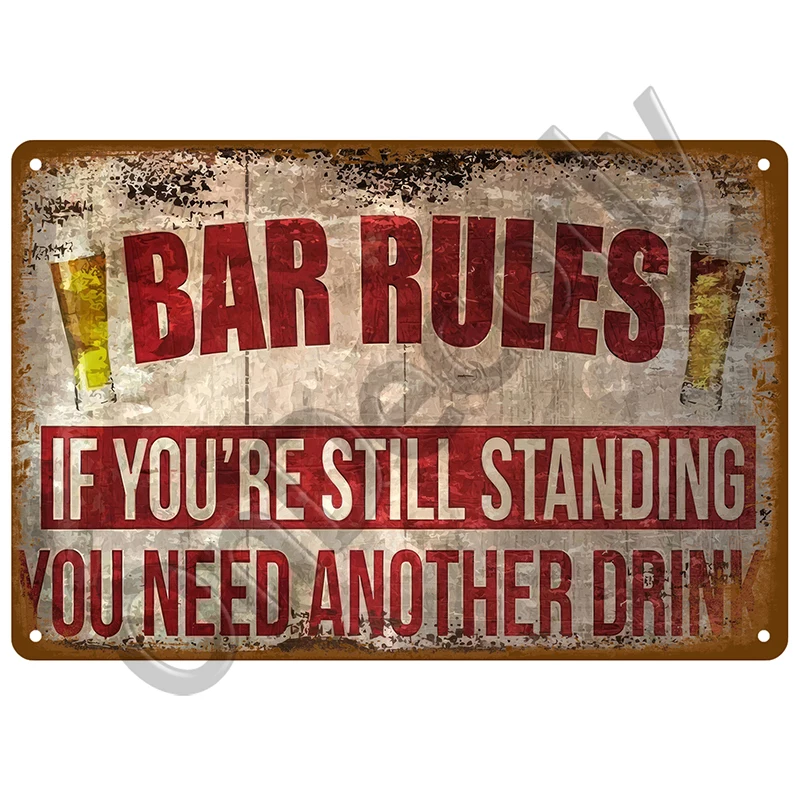 Beer Metal Sign Whiskey Wine A – Wine Beer Pub recenzja i cena