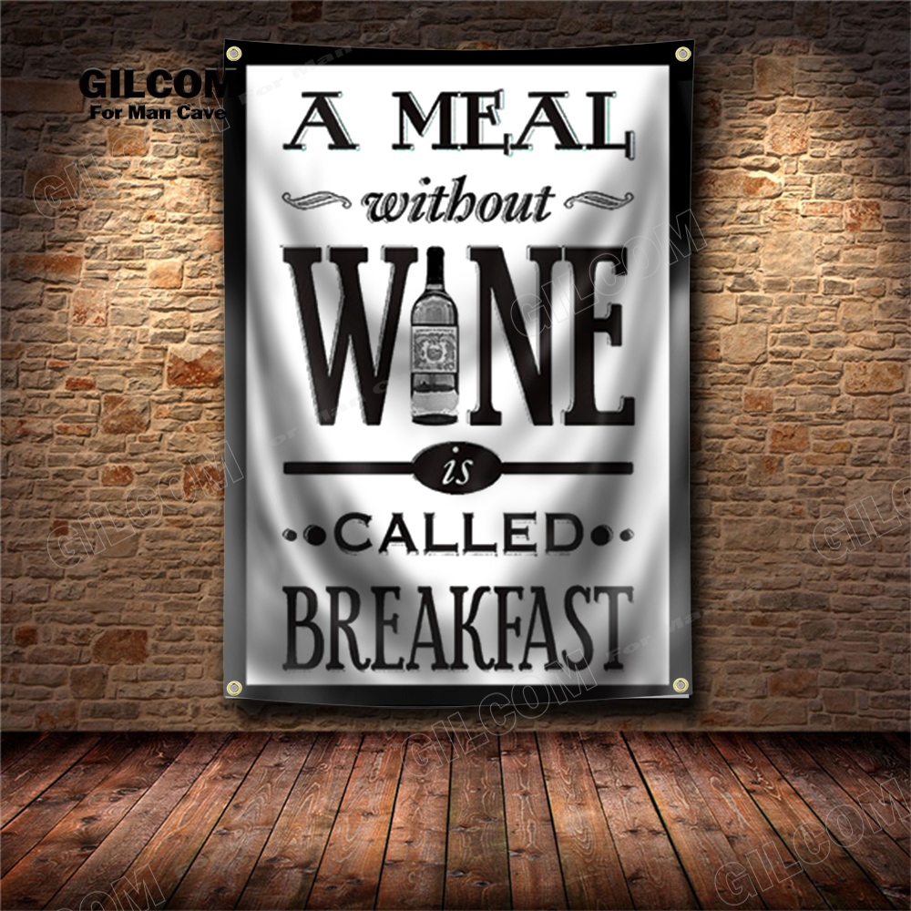Wine Banner Flag Glass Beer Fo – Wine Beer Pub recenzja i cena