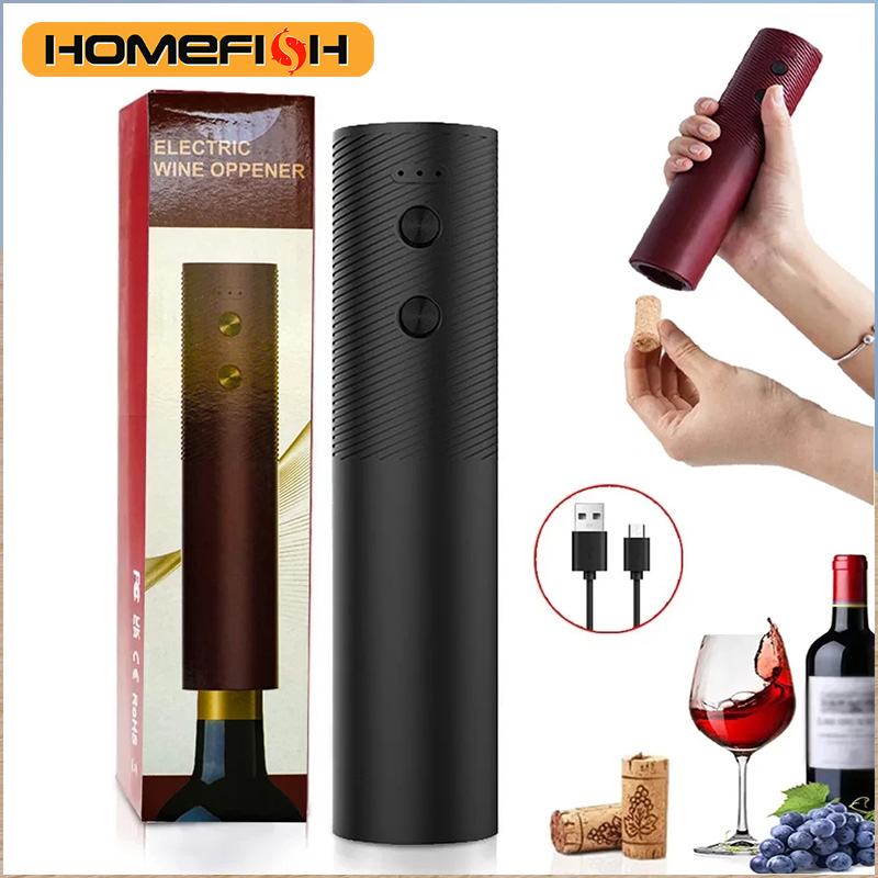 HOMEFISH Electric Wine Bottle  – Wine Opener Electric recenzja i cena