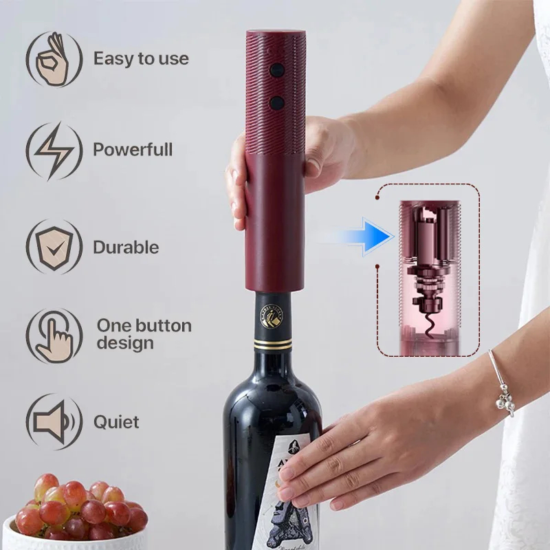 HOMEFISH Electric Wine Bottle  – Wine Opener Electric recenzja i cena