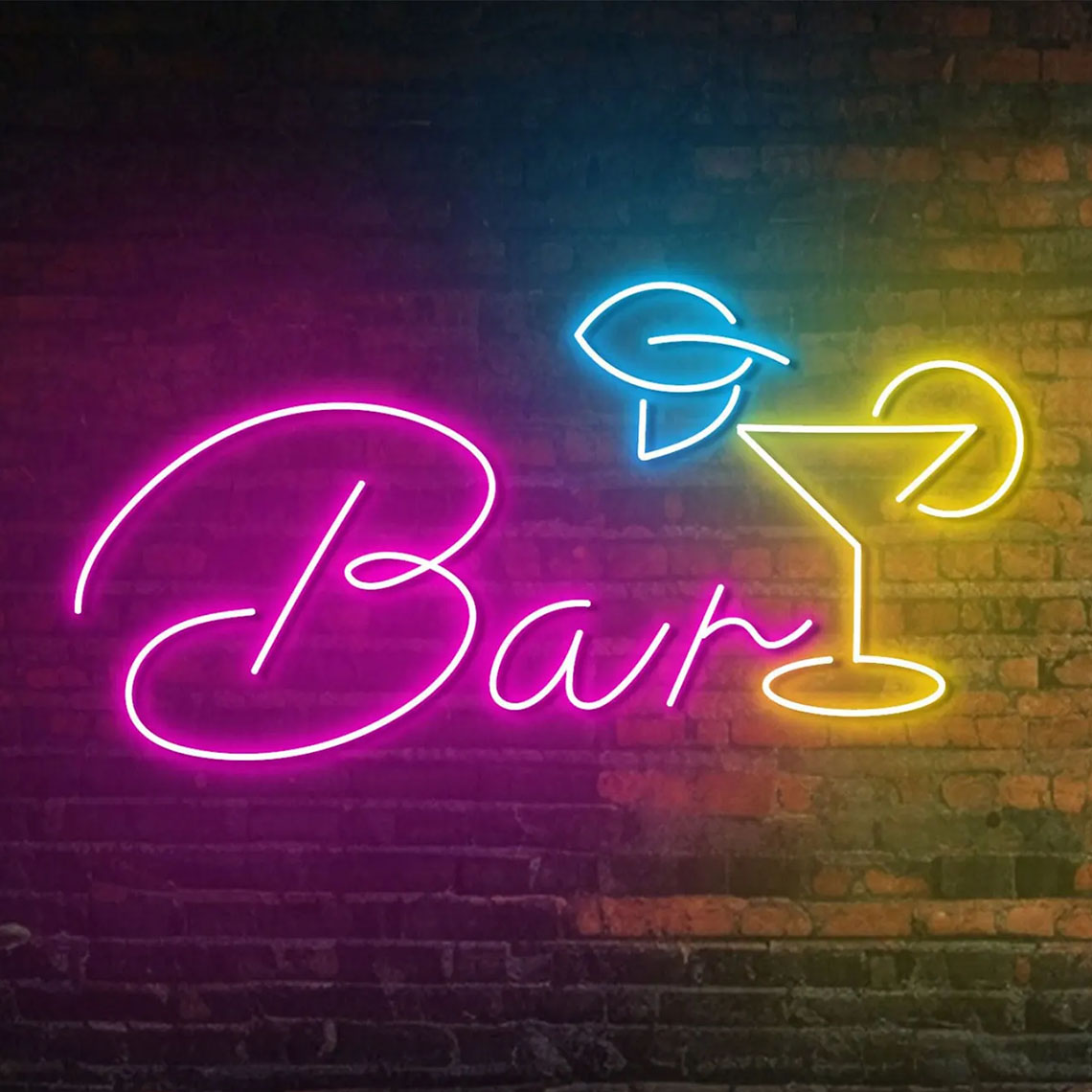 Open Bar Neon Sign Cocktail Ba – Wine Beer Pub recenzja i cena