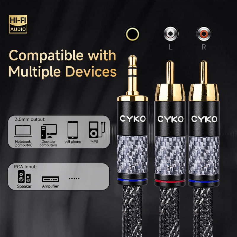 CYKO Hifi 6N OFC Audio Cable 3 – Wine Xo recenzja i cena