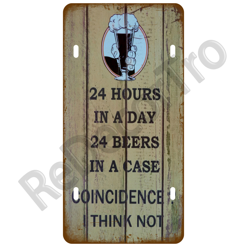 Tinplate Plate Alcohol Whiskey – Wine Beer Pub recenzja i cena