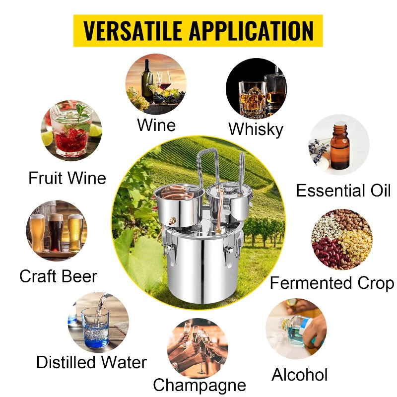 【Hot】 50L  Water Distiller Bot – Wine Beer Distillation recenzja i cena