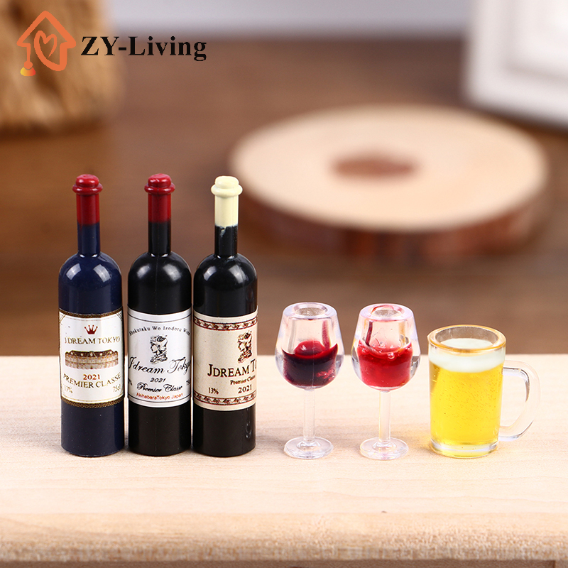 5Pcs 1:12 Dollhouse Miniature  – Wine Beer House recenzja i cena