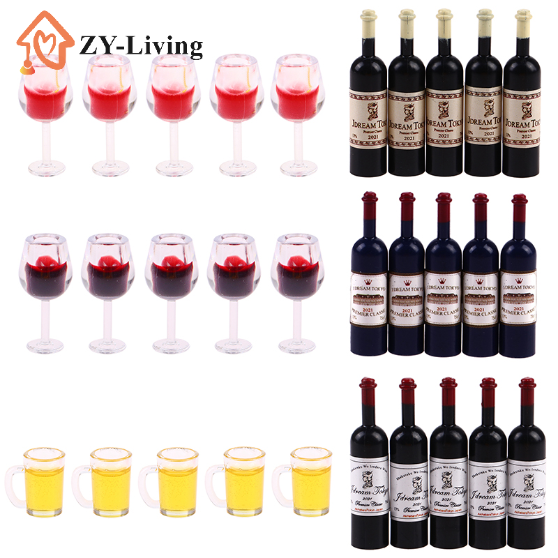 5Pcs 1:12 Dollhouse Miniature  – Wine Beer House recenzja i cena