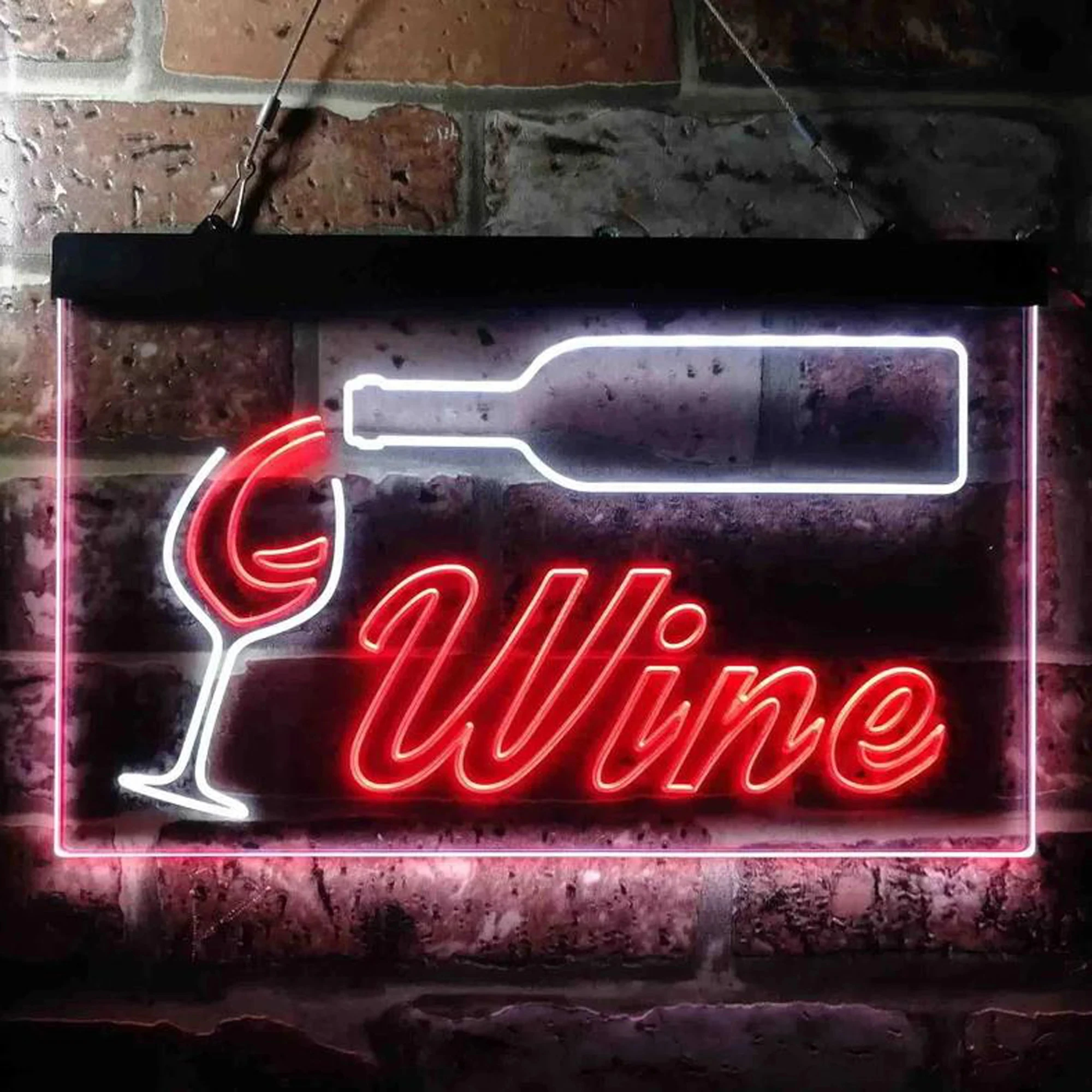 Dual Color LED Neon Wine Bar P – Wine Beer Pub recenzja i cena
