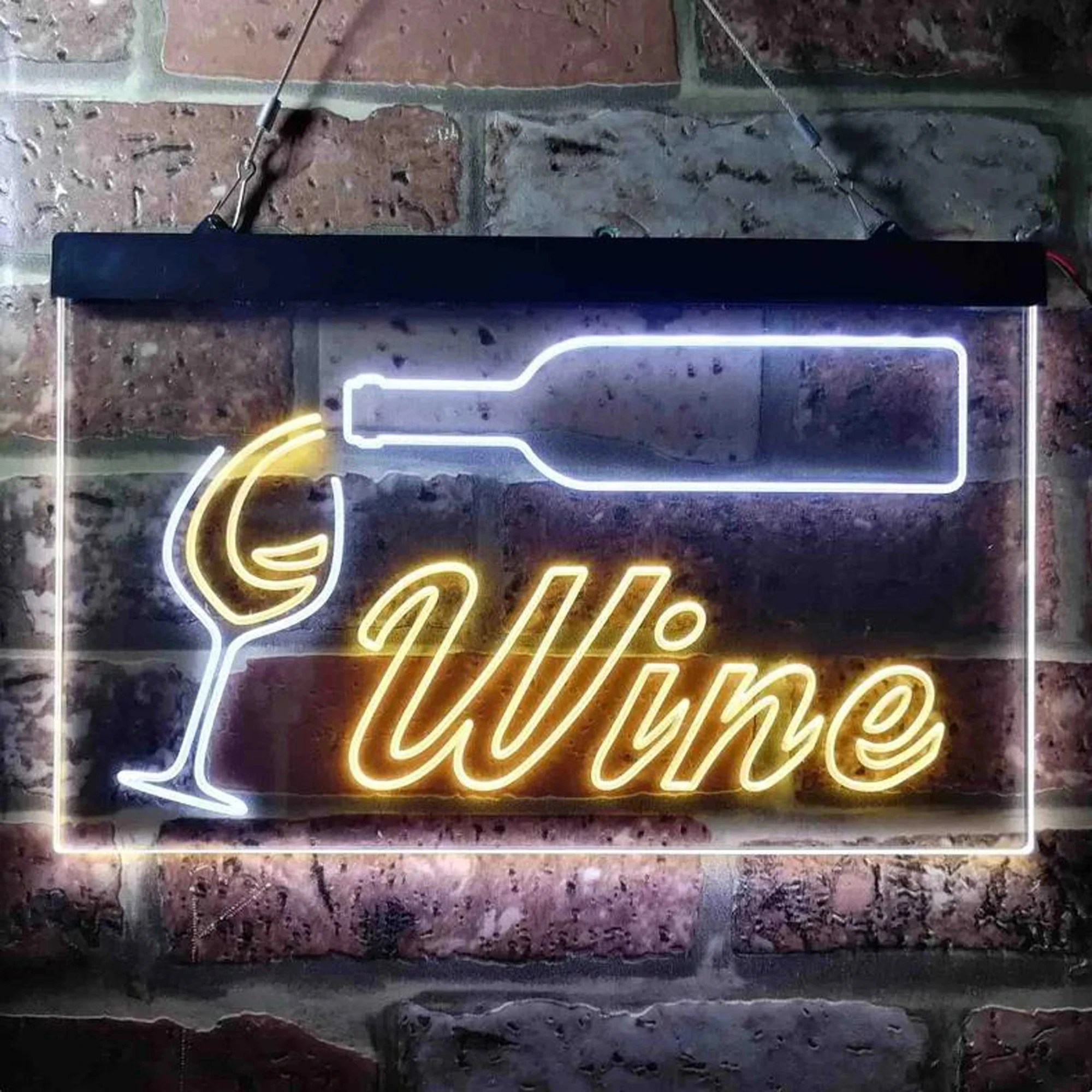 Dual Color LED Neon Wine Bar P – Wine Beer Pub recenzja i cena