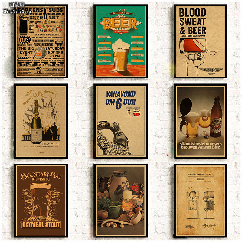 Vintage Beer Wine Drink Chart  – Wine Mix With Beer recenzja i cena