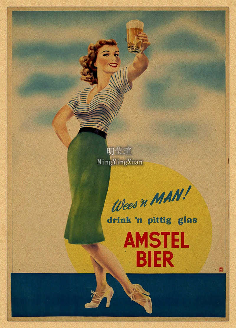 Vintage Beer Wine Drink Chart  – Wine Mix With Beer recenzja i cena