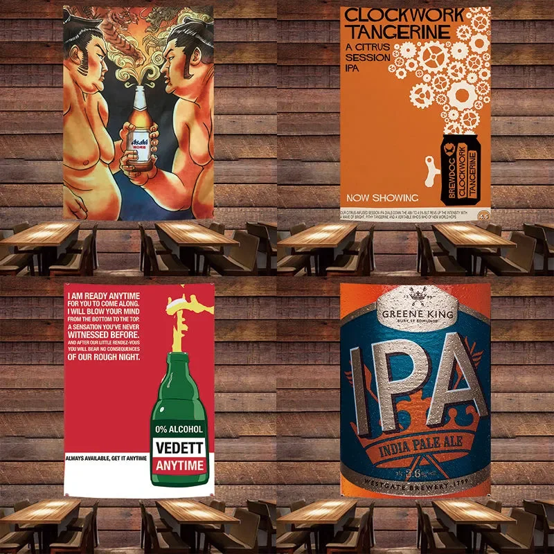Beer\Wine\Cocktail Poster Wall – Wine Beer Pub recenzja i cena