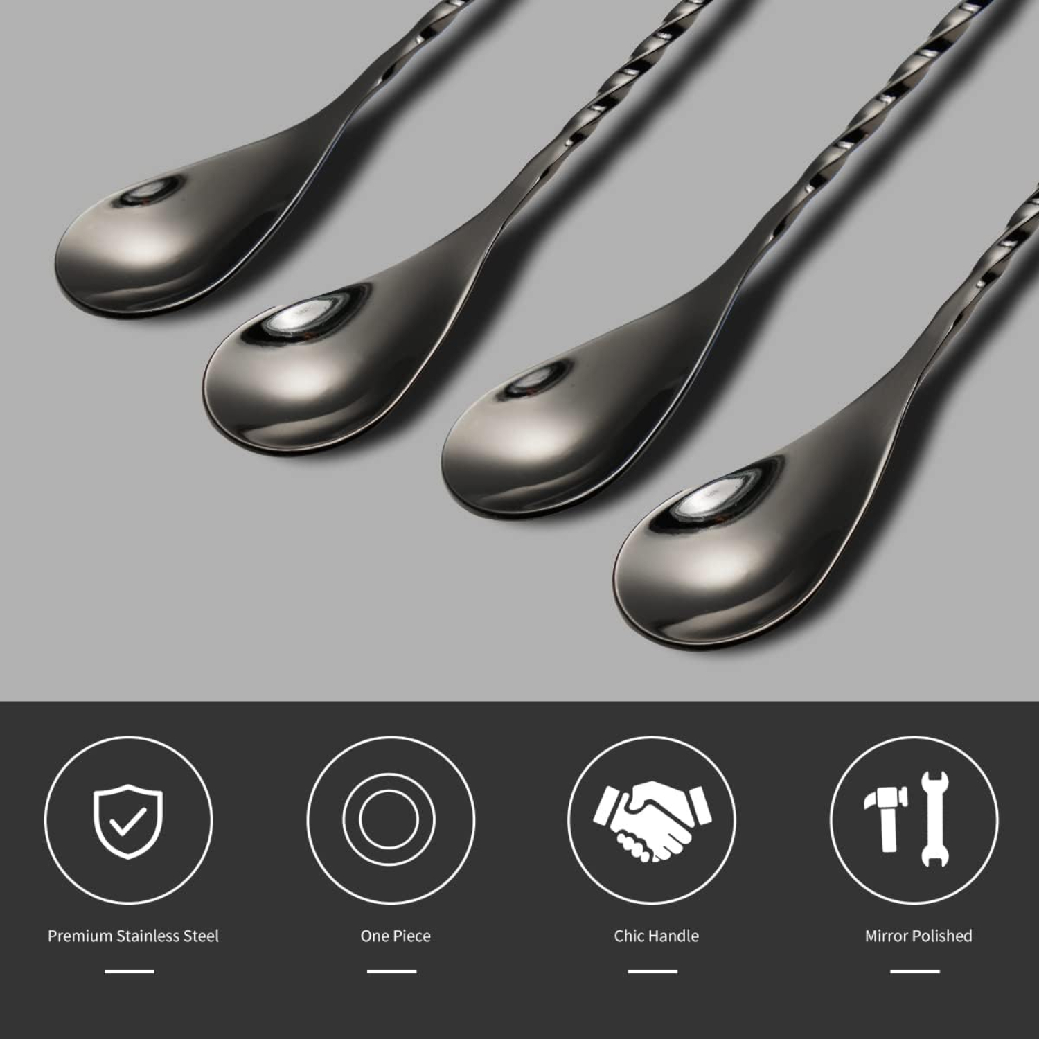 Cocktail Spoon Set of 2 - 12 I – Wine Mix With Beer recenzja i cena