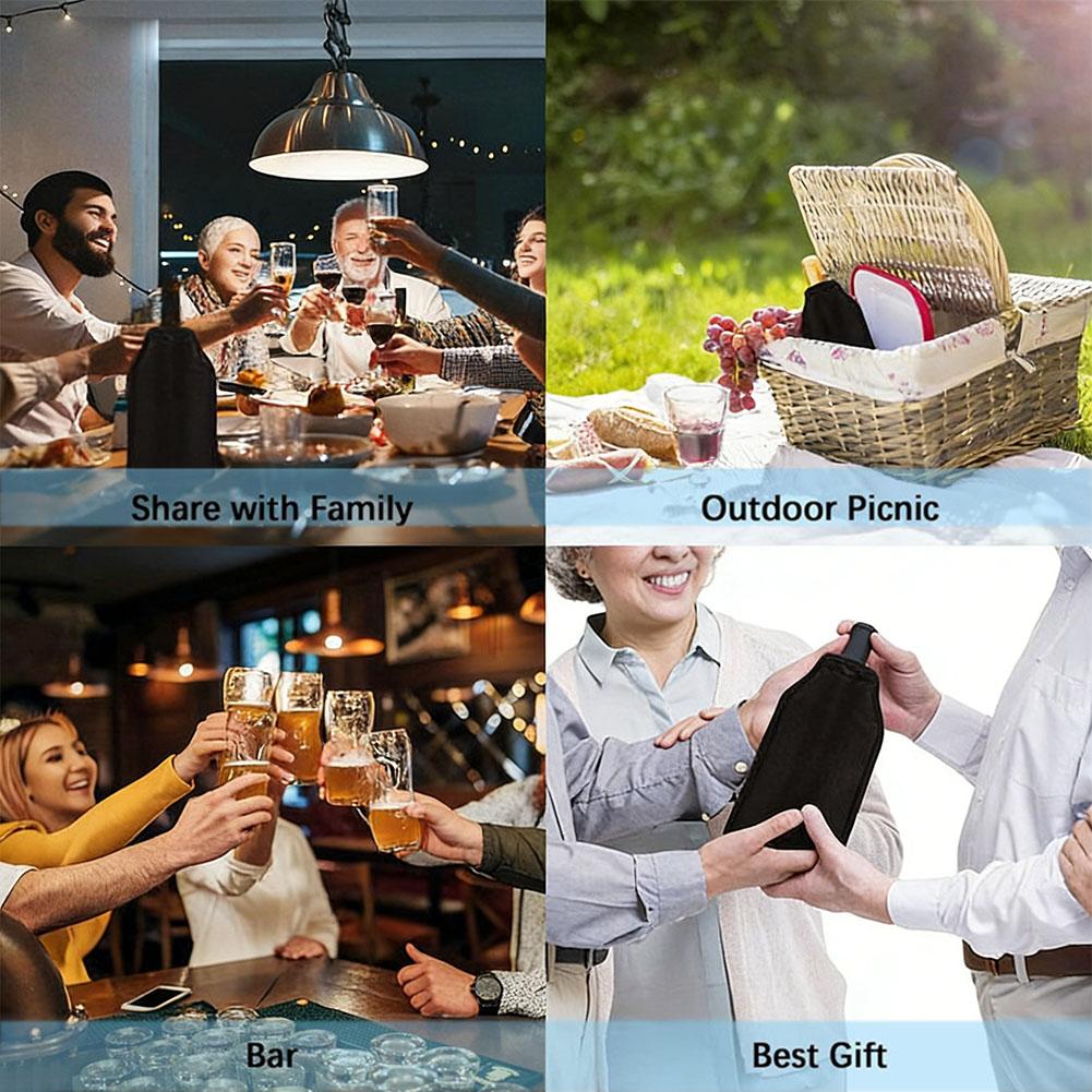 Wine Cooling Holder Ice Bag Je – Wine Chiller Sleeve recenzja i cena