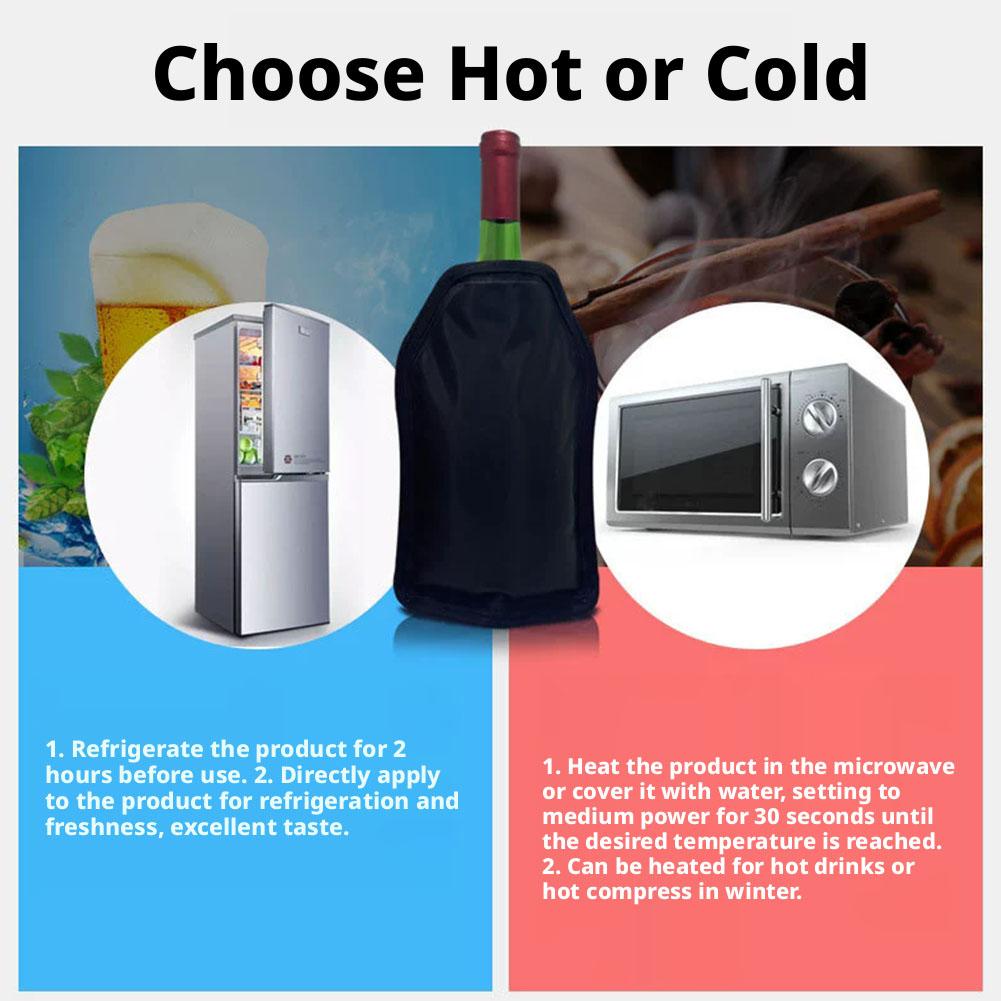 Wine Cooling Holder Ice Bag Je – Wine Chiller Sleeve recenzja i cena