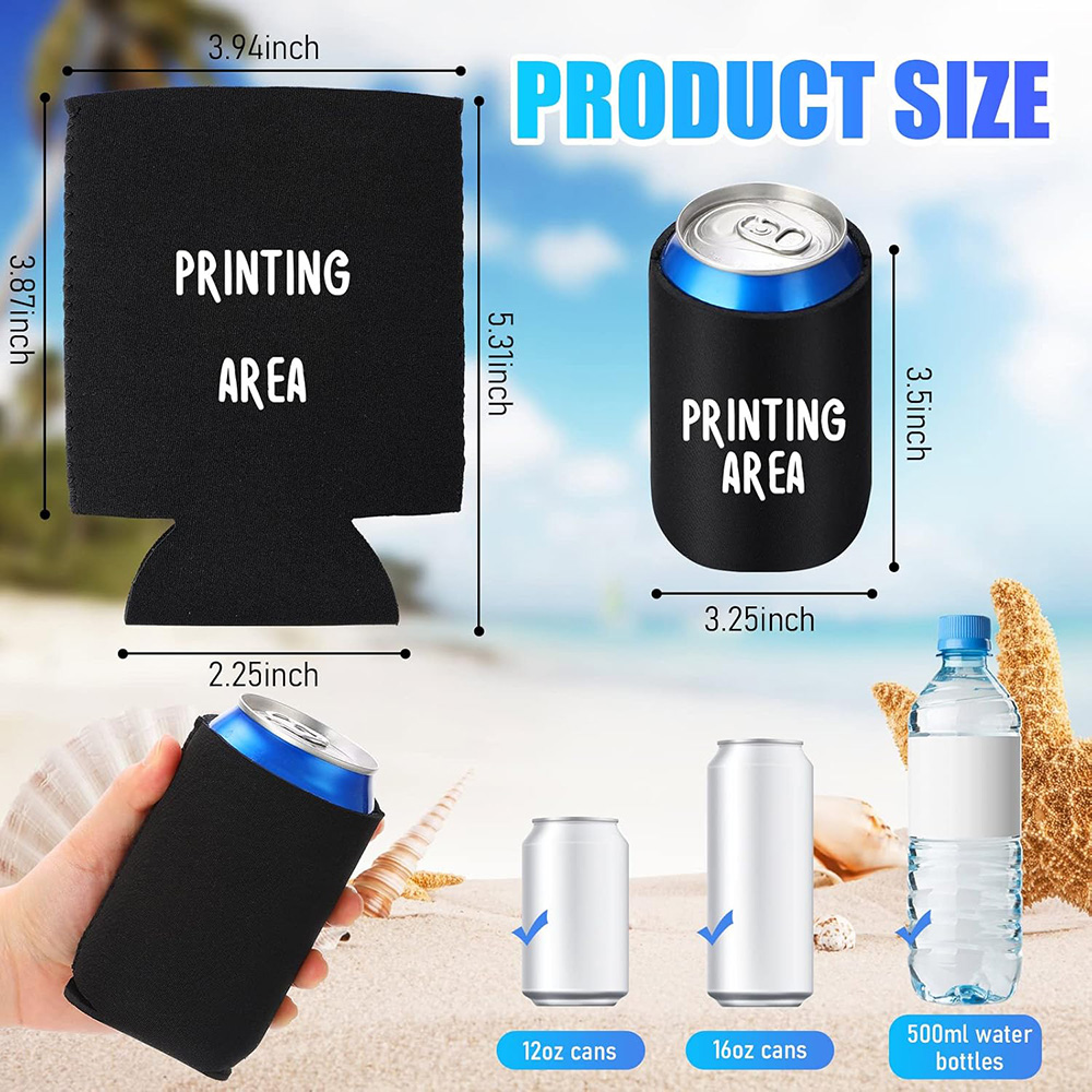 Multicolor Blank Beer Can Cool – Wine Chiller Sleeve recenzja i cena
