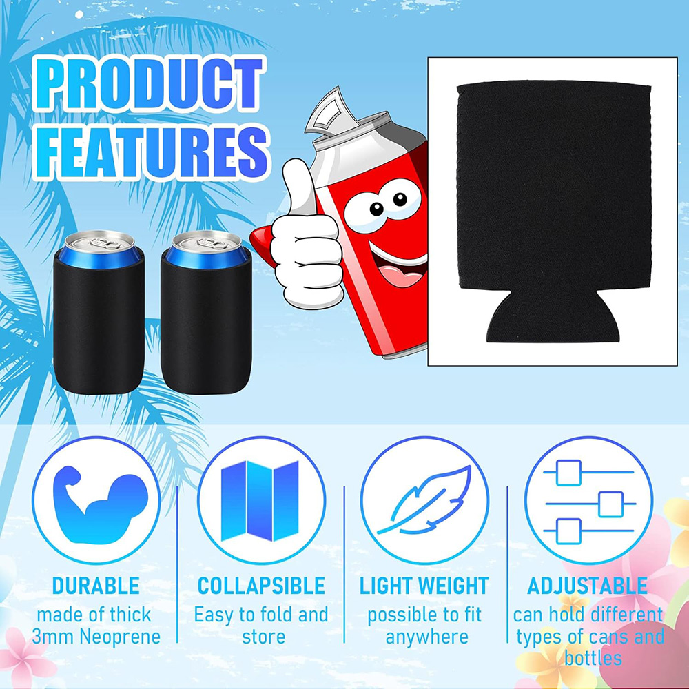 Multicolor Blank Beer Can Cool – Wine Chiller Sleeve recenzja i cena