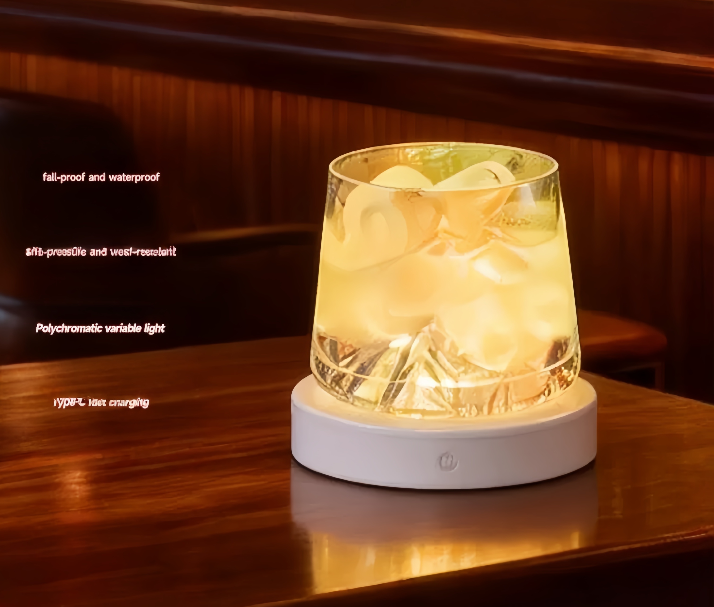 Colorful LED glow Coasters w/T – Beer Wine Up recenzja i cena
