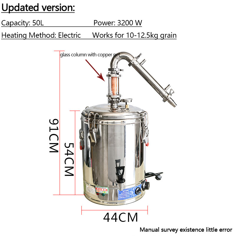 50L Distilling Column Alcohol  – Wine Beer Distillation recenzja i cena