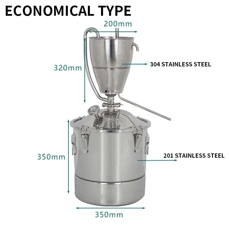 30L Stainless Steel Water Alco – Wine Beer Distillation recenzja i cena